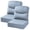 Gray Blue, variant on Bellefurn Outdoor Seat Cushions 22 X 24 X 6 inch for Patio Furniture,Outdoor Chair Cushions Outdoor Deep Seat Cushion with Water Resistant & Removable Cover Patio Cushions for Wicker Chair,Sofa,Couch