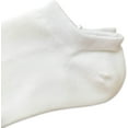 thumbnail image 3 of SERISIMPLE Men Bamboo Thin Low-Cut Breathable Socks 5 Pair (White, Large), 3 of 7