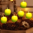 thumbnail image 4 of HomeKingdee Small Ivory Real Wax Flameless Candles, LED Flickering Small Round Candles, Ideal for Home Décor, 4 of 6