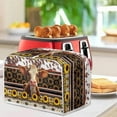 thumbnail image 5 of UNICEU Coffee Pattern Toaster Cover, Quilted Toaster Cover Fits for Most Standard 4 Slice Toasters Kitchen Small Appliance Cover, 5 of 12