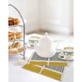 thumbnail image 4 of Yellow Kitchen Dish Towels for Drying Dishes Set of 4, Modern Painting Farmhouse Striped Abstract Art Waffle Weave Microfiber Hand Tea Bathroom Towels Quick Dry & Absorbent Towel 12x12, 4 of 7