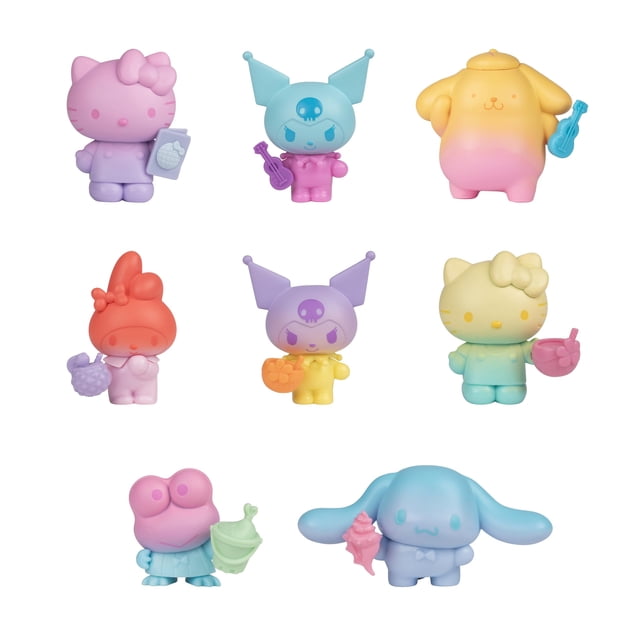 Set de figuras Jazwares Hello Kitty and Friends Ombre Tropical