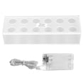 thumbnail image 2 of Rectangular Floral Centerpiece,Acrylic Flower Vase Long Acrylic Flower Vase LED Lights Acrylic Vase True to Its Promise, 2 of 14