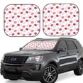 thumbnail image 1 of Vsdgher Red Lips 1 Print Car Windshield Sun Shade, Reflective Sunshade Window Sunshade Sun Visor Protector Fit for Cars,Trucks,SUVs-Large, 1 of 6