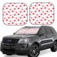 thumbnail image 1 of Fotbe Red Lips 1 Juego de 2 Piezas de Parasoles para Parabrisas | Bloqueador Solar para Auto | Accesorios Plegables para Protección Solar Interior-Small, 1 of 6