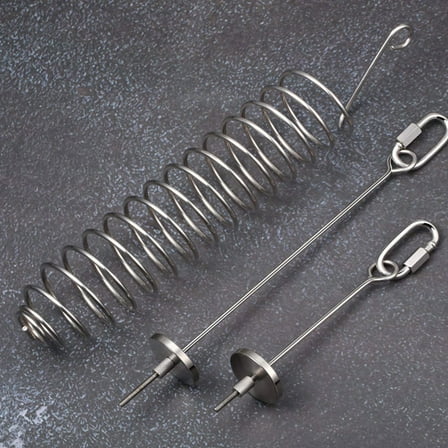 LABSERRON 4Piece Set Silver Feeding Device for Parakeet and Small Bird 3.93X3.93X1.77in