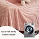 thumbnail image 5 of Manta premium para sofá - funda de poliéster de 180x90cm para sofás, camas, dormitorio - suave, lavable a máquina - rosa, café, blanco, gris, gris oscuro, 5 of 6