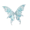thumbnail image 1 of Alas de hada para mujer, alas de mariposa para cosplay, accesorios para fotos de festivales y fiestas. Azul, 1 of 9