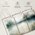 thumbnail image 6 of Elephant Stock Still Evening Waters I Wall Art - Horizontal Multi Panel Canvas - Living Room Wall Decor - Abstract Multi Panel - Beige And Blue Decor By Carol Robinson - 33" x 20", 6 of 8