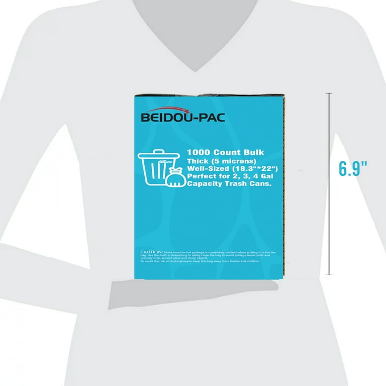  BEIDOU-PAC 13 Gallon Compostable Trash Bags, 30 Count