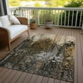 thumbnail image 6 of Addison Rugs Chantille Indoor/Outdoor Transitional Squares Brown Washable Rectangle Rug, 8' x 10', 6 of 6