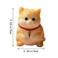 thumbnail image 3 of Taba Squishy, Soft Cat, Soft Cat Toys, Soft Cat Stress Relief Balls, Simulated Cat Doll Toys, Cute Cat Toys（3.54x2.36inch）, 3 of 6