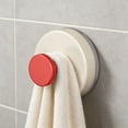 thumbnail image 4 of Round Suction Cup Wall Hook for Bathroom Kitchen Bedroom, No Drill Hanging Handle for Tile Glass Smooth Surfaces, Towel Hook for Home Storage, Red, 4 of 7