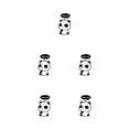 thumbnail image 1 of Guardoinrt Durable Wall Decals For Easy And Decoration Solutions Wide Application 006 5Set, 1 of 6