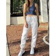 thumbnail image 5 of Pinspark Sweatpants Women Fleece Sweatpant Baggy Winter Warm Joggers Pant Outdoor Sweat Pants Drawstring Trousers Pockets, 5 of 5