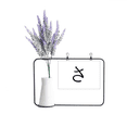 thumbnail image 1 of Japanese Hiragana Character SA Artificial Lavender Flower Vase Bottle Card, 1 of 2