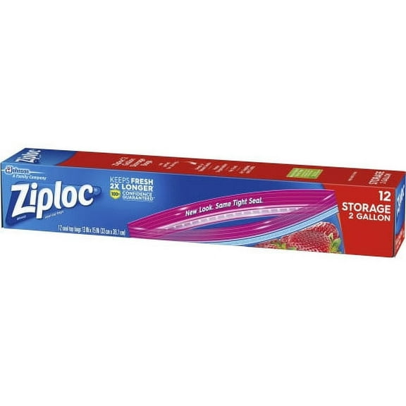 Ziploc® 2-gallon Storage Bags, Each