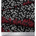 thumbnail image 2 of Soimoi Cotton Duck Fabric Artistic Floral Print Fabric by the Yard 42 Inch Wide, 2 of 3