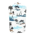 thumbnail image 5 of cllios Mens Hawaiian Shirts Sleeveless Casual Button Down Tank Tops Summer Tropical Palm Tree Printed Lapel Shirts with Pockets, 5 of 6