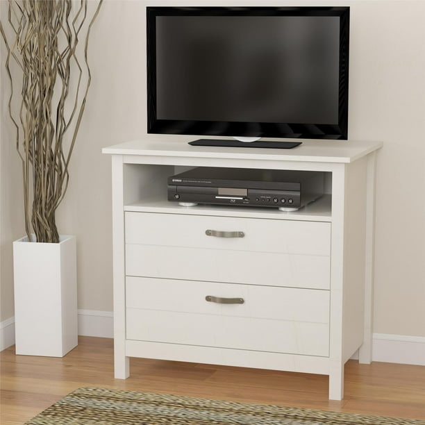 Ameriwood Home River Layne 2 Drawer Media Dresser, Multiple Colors