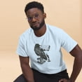 thumbnail image 3 of Black Bird Raven Book Lovers Men Women Graphic Tshirt (Light Blue, 3XL), 3 of 3