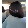thumbnail image 5 of Yupbizauto Princess's Seat Design Black Fabric Car Seat Cover Universal Fit for Cars, Trucks, SUVs, Vans - 1 Piece Headrest Cover Included - Stylish, Durable Auto Interior Protector for All Vehicles, 5 of 6