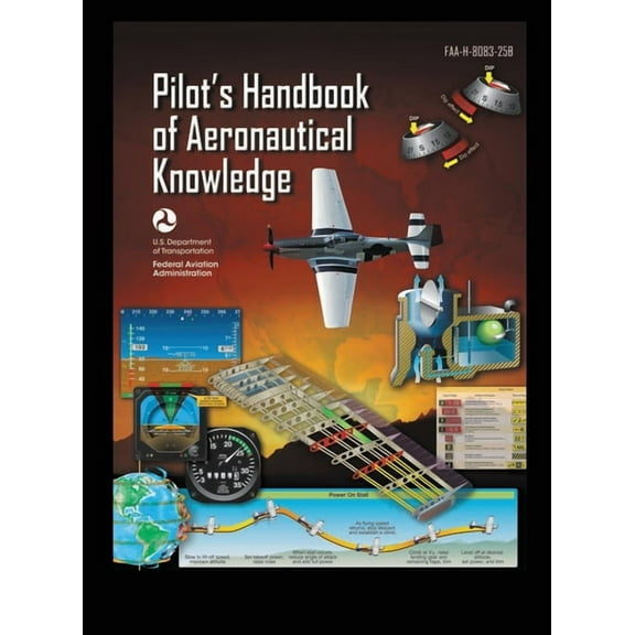 Pilot's Handbook of Aeronautical Knowledge FAA-H-8083-25B: Flight Training Study Guide, (Hardcover)