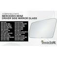 thumbnail image 5 of exactafit 8013L Driver Side Mirror Glass Replacement Fits Mercedez-Benz C E S CL CLA CLS GLA GLC GLK Class AMG Left Hand 3m Adhesives, 5 of 6