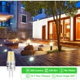 thumbnail image 3 of 10 Pack G4 LED Bulb 2W Equivalent 30W 3000K Warm White 250 Lumens 360°Beam Angle, T3 Halogen Bulb Replacement Landscape Bulbs, AC/DC 12V Led Lights G4 Bi-Pin Base for Outdoor Landscape Lighting, 3 of 5