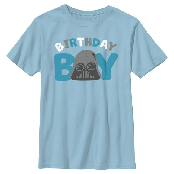 Boy's Star Wars Birthday Boy Cartoon Darth Vader Graphic T-Shirt