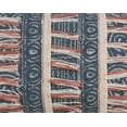 thumbnail image 5 of Fennco Styles Bohemian Block Print Embroidered Decorative Fringe Throw Pillow, 5 of 7