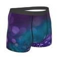 thumbnail image 3 of Kll Purple And Green Glitter Men'S Cotton Boxer Briefs Underwear-X-Large, 3 of 9