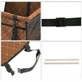 thumbnail image 3 of Unique Bargains 1 Pc Removable Pet Car Seat Cover for Pet 50.79"x39.37"x16.93" Brown, 3 of 6