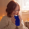 thumbnail image 2 of DOMICARE Tasse 24oz avec Poignée et Couvercle, Tasse à Café en Acier Inoxydable, Tasse Isolée Réutilisable, Tasse de Voyage avec Poignée, Gobelet à Café à Double Paroi sous Vide pour Hommes et Femmes, Bleu Foncé, Paquet 1, 2 of 7