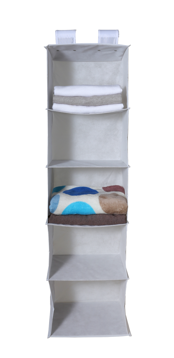 Mainstays 5pcs Closet Set Organizer, Arctic White