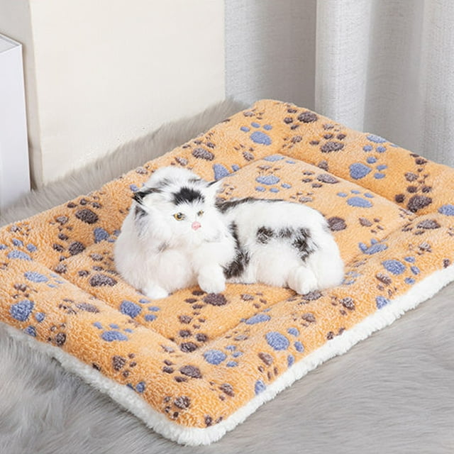 Leodye 1 Pack Tapis de Lit Ultra Doux Tapis en Velours de Lait pour Maisons Tapis pour Animaux
