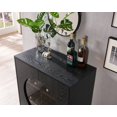 thumbnail image 2 of Gramercy Way Jill Zarin Wine Server Cabinet Solid Black, 2 of 5