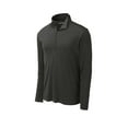 thumbnail image 3 of Sport Tek Adult Male Men Heather Long Sleeves Pullover Black Hthr Small, 3 of 4