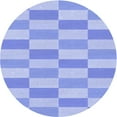 thumbnail image 1 of Ahgly Company Machine Washable Indoor Square Transitional Light Slate Blue Area Rugs, 3' Square, 1 of 7