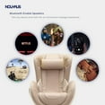 thumbnail image 6 of Nouhaus Classic Mellow Sand Massage Recliner with Ottoman, Shiatsu Massage, Speakers for Living Room & Bedroom, 6 of 8