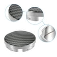 thumbnail image 3 of Unique Bargains 4 Pcs 58mm 4 Clips Auto Wheel Rim Hub Center Caps Cover with Black Sticker Silver Tone, 3 of 6