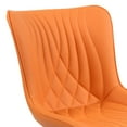 thumbnail image 5 of Kidol & Shellder Dining Chairs Set of 2 Soft Leather Dining Room Chairs with Sleek Metal Legs,Camel, 5 of 9