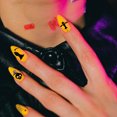thumbnail image 3 of Art Sticker Nail Nail Witch Bat Pumpkin Halloween Decal, 3 of 7