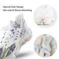 thumbnail image 7 of Lavender Flowers on White Background Walking Shoes for Men Woman Lightweight Tennis Fashion Elastic Sports Shoes Cushion Basketball Shoes, 7 of 7