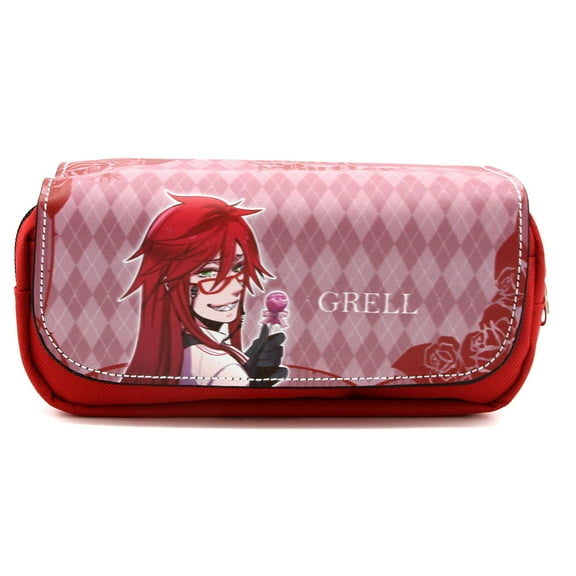 Grell Sutcliff Style A - Black Butler 7x4" Clutch Pencil Bag