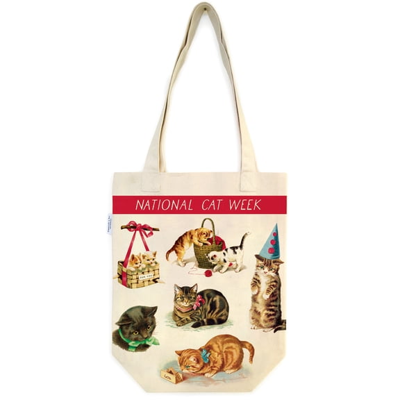 Cavallini Tote Bag-Vintage Cats