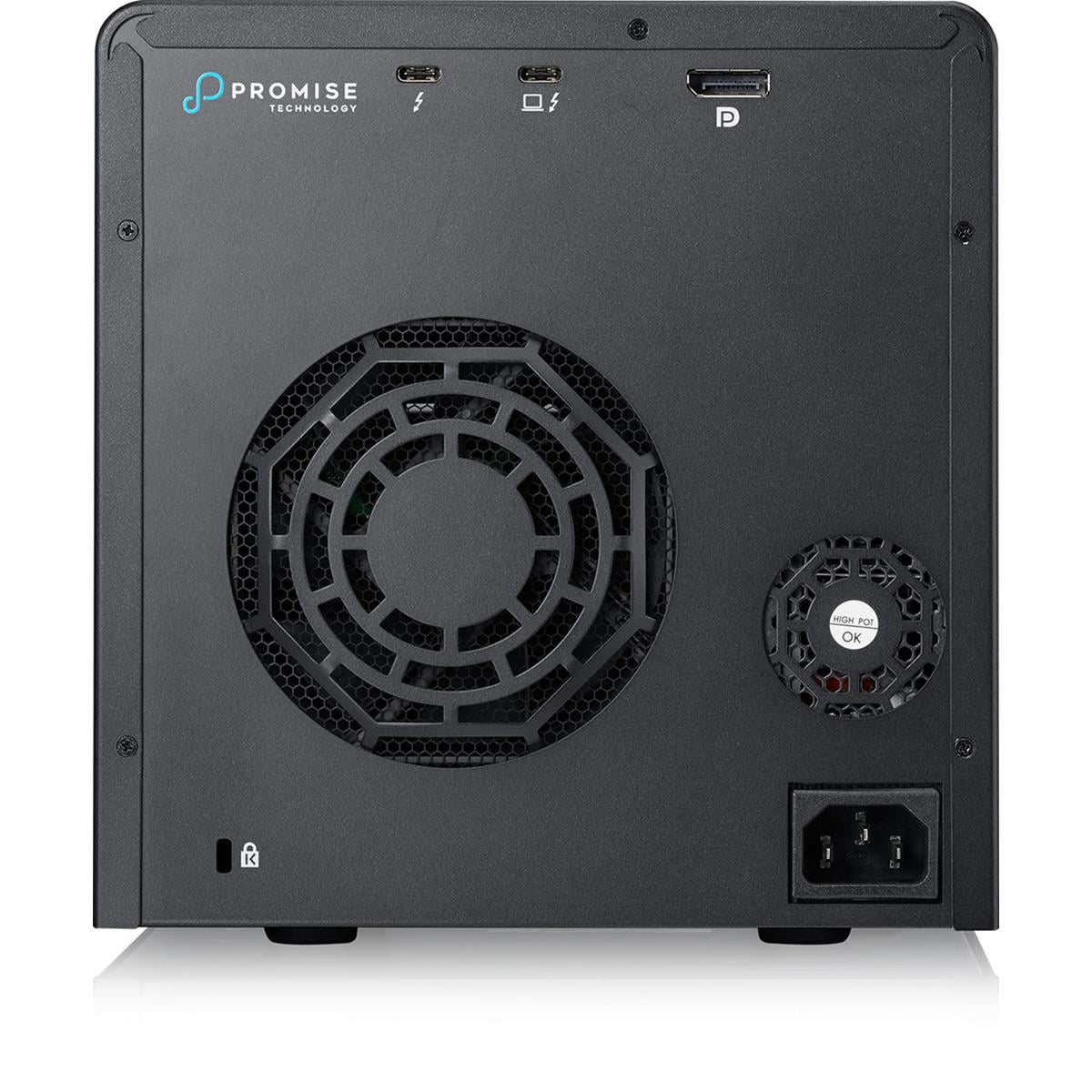 Promise Pegasus32 R4 - Hard drive array - 40 TB - 4 bays (SATA-600) - HDD 10 TB x 4 - Thunderbolt 3, USB 3.2 Gen 2 (external)