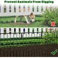 thumbnail image 2 of 25 Panels Animal Barrier Fence No , 27 Ft L X 17 In H Decorative Garden Edging for Dogs, Small Pets, Landscape, 2 of 6
