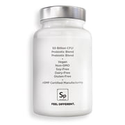 Amen SBO Probiotic, 50 Billion CFUs, Organic Prebiotics, Shelf Stable, Vegan & Non-GMO, 60 ct