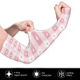 thumbnail image 2 of Fotbe Plaid Heart Mangas para Brazos con Protección Solar UV- Cubrebrazos para Tatuajes – Mangas Deportivas Refrigerantes UPF 50 para Hombre y Mujer, 2 of 7